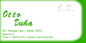 otto duha business card